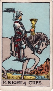 Рыцарь Кубков - карта Таро